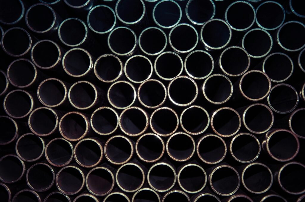 Conceptual photo of industrial pipes